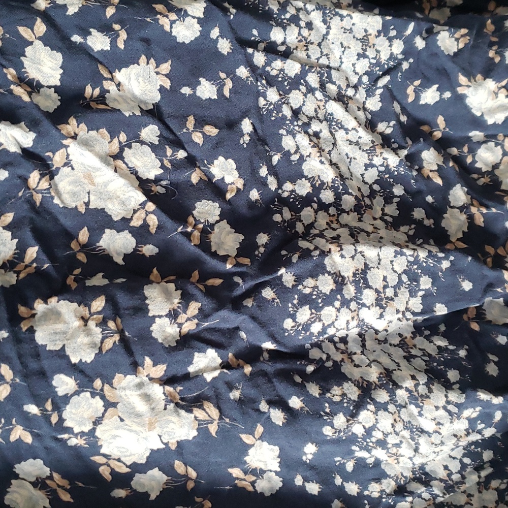Brandy Melville blue floral slip dress sundress - Picture 2 of 2